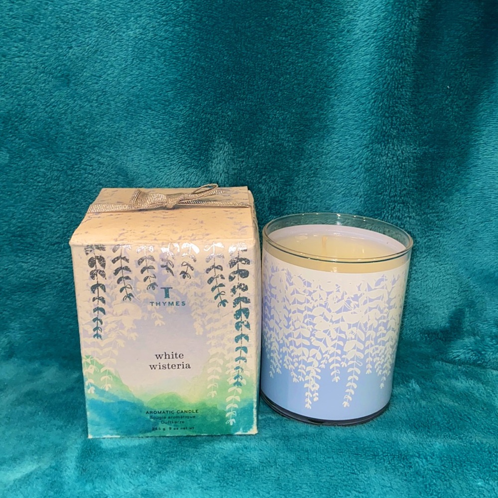 (LIMITED) White Wisteria scented candle- THYMES